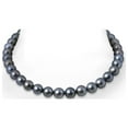 thumbnail image 1 of ANGARA 9-10mm, 16" Tahitian Cultured Pearl Single Strand Choker in 14K White Gold for Women | June Birthstone, Birthday, Anniversary, Jewelry Gift for Women | Pearl Necklace, 1 of 5