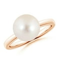 thumbnail image 1 of ANGARA Classic Freshwater Cultured Pearl Solitaire Ring in 14K Rose Gold for Women | June Birthstone, Birthday, Anniversary, Jewelry Gift for Women | Pearl Ring, 1 of 7
