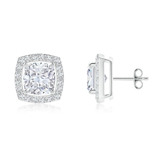 ANGARA IGI Certified Lab Grown 1.38 Ct Diamond Stud Earrings for Women in 14K White Gold (Size-5mm| Color-F-G| Clarity-VS) | April Birthstone, Anniversary, Jewelry Gift for Women | Diamond Earrings