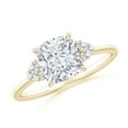 thumbnail image 1 of ANGARA IGI Certified Lab Grown 1.91 Ct Diamond Engagement Ring for Women in 14K Yellow Gold (Size-7mm| Color-F-G| Clarity-VS) | April Birthstone, Anniversary, Jewelry Gift for Women | Diamond Ring, 1 of 8
