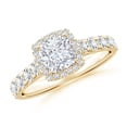 thumbnail image 1 of ANGARA IGI Certified Lab Grown 1 Ct Diamond Engagement Ring for Women in 14K Yellow Gold (Size-5.5mm| Color-F-G| Clarity-VS) | April Birthstone, Anniversary, Jewelry Gift for Women | Diamond Ring, 1 of 8