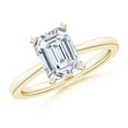 thumbnail image 1 of ANGARA IGI Certified Lab Grown 1 Ct Diamond Engagement Ring for Women in 14K Yellow Gold (Size-6.5x5mm| Color-F-G| Clarity-VS) | April Birthstone, Anniversary, Jewelry Gift for Women | Diamond Ring, 1 of 4