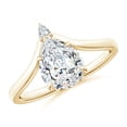 thumbnail image 1 of ANGARA IGI Certified Lab Grown 1.7 Ct Diamond Engagement Ring for Women in 14K Yellow Gold (Size-9x7mm| Color-F-G| Clarity-VS) | April Birthstone, Anniversary, Jewelry Gift for Women | Diamond Ring, 1 of 4