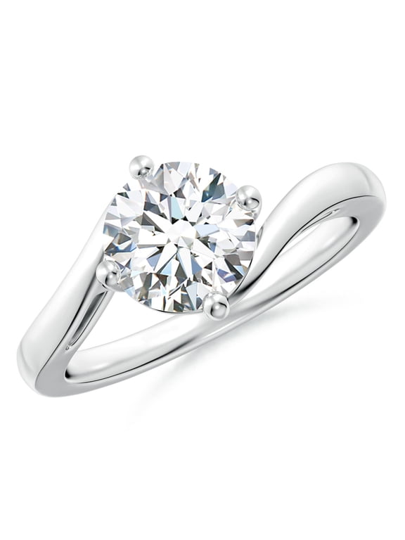 IGI Certified Lab Grown 1.5 Ct Diamond Bypass Ring in 925 Silver for Women (Size-7.4mm| Color-F-G| Clarity-VS) | April Birthstone, Anniversary, Jewelry Gift for Women | Lab-Grown Diamond Ring