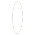 thumbnail image 1 of ANGARA Lab Grown Bezel-Set Diamond 7 Stone Necklace for Women in 14K Yellow Gold (Size-3mm| Color-F-G| Clarity-VS) | April Birthstone, Anniversary, Jewelry Gift for Women | Lab-Grown Diamond Necklace, 1 of 5
