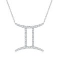 ANGARA Lab Grown Diamond Necklace for Women in 14K White Gold - Diamond ...