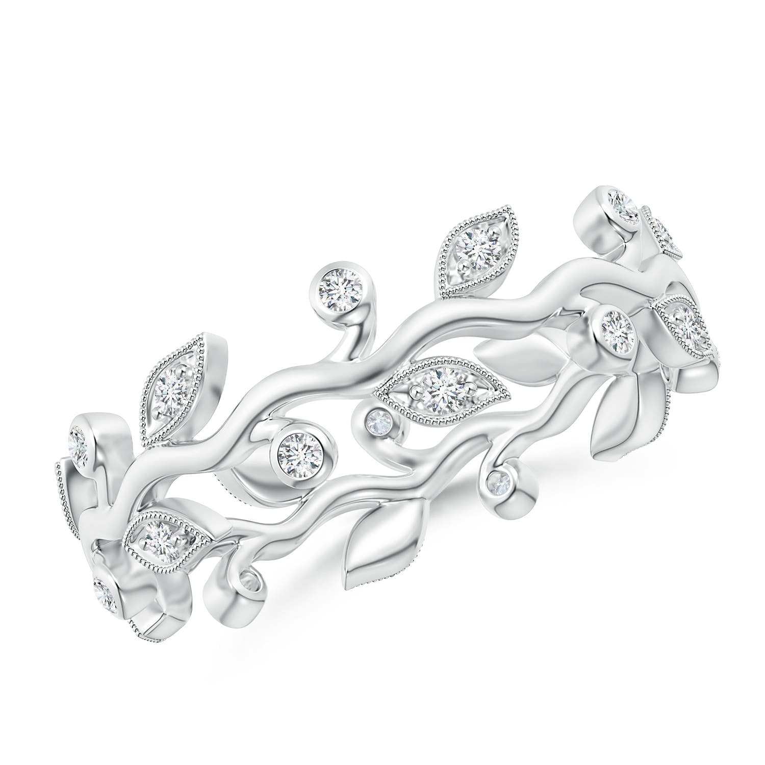 Emerald Cut Cubic Zirconia Eternity Ring - 14K Gold Plated Sterling Silver, 10.30 Carats, Infinity Band