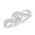 thumbnail image 1 of ANGARA Lab Grown Diamond Infinity Promise Ring for Women in 14K White Gold (Size-3.2mm| Color-F-G| Clarity-VS) | April Birthstone, Anniversary, Jewelry Gift for Women | Lab-Grown Diamond Ring, 1 of 4