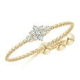 thumbnail image 1 of ANGARA Natural 0.02 Ct. Diamond Stackable Ring in 14K Yellow Gold for Women (Ring Size: 11.5), 1 of 9