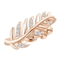 thumbnail image 1 of ANGARA Natural 0.07 Ct. Diamond Fashion Ring in 14K Rose Gold for Women (Ring Size: 11.5), 1 of 9