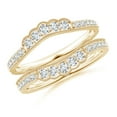 thumbnail image 1 of ANGARA Natural 0.07 Ct. Diamond Fashion Ring in 14K Yellow Gold for Women (Ring Size: 5.5), 1 of 11