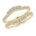 thumbnail image 1 of ANGARA Natural 0.07 Ct. Diamond Fashion Ring in 14K Yellow Gold for Women (Ring Size: 8.5), 1 of 11