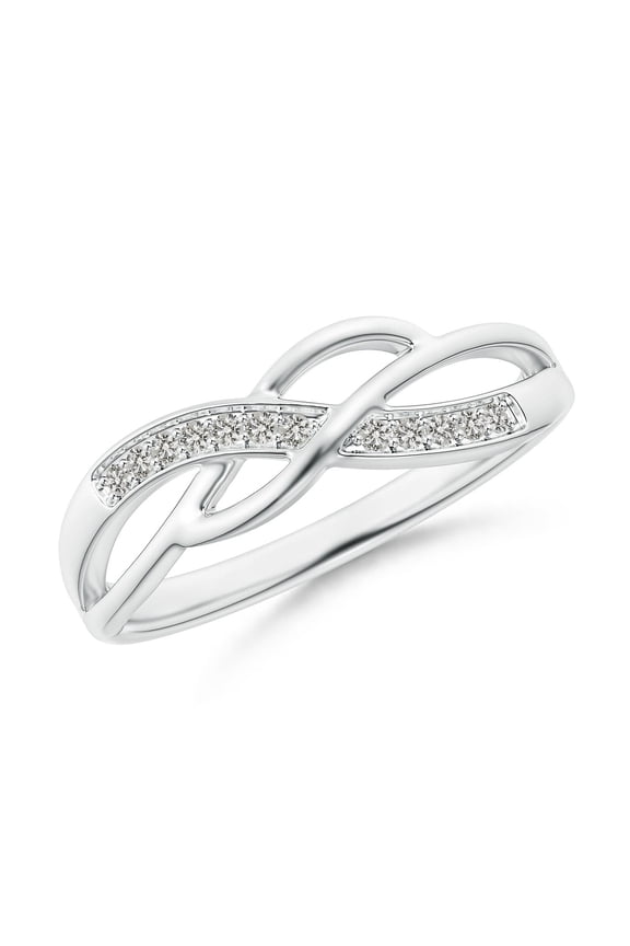 Natural Pave Set Diamond Multi-Row in 925 Sterling Silver for Women (Size-1.1mm| Color-K| Clarity-I3) | April Birthstone, Anniversary, Jewelry Gift for Women | Natural Diamond Ring