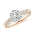 thumbnail image 1 of ANGARA Natural Diamond Two Tone Engagement Ring in 14K Rose & White Gold for Women (Size-3.1mm| Color-H| Clarity-SI2) | April Birthstone, Anniversary, Jewelry Gift for Women | Natural Diamond Ring, 1 of 8