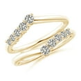 thumbnail image 1 of ANGARA Natural 0.15 Ct. Diamond Fashion Ring in 14K Yellow Gold for Women (Ring Size: 12), 1 of 11