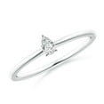 thumbnail image 1 of ANGARA Natural Solitaire Diamond Engagement Ring in 14K White Gold for Women (Size-4x2.5mm| Color-H| Clarity-SI2) | April Birthstone, Anniversary, Jewelry Gift for Women | Natural Diamond Ring, 1 of 8