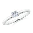 thumbnail image 1 of ANGARA Natural 0.2 Ct. Diamond Solitaire Ring in 14K White Gold for Women (Ring Size: 11.5), 1 of 9