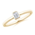 thumbnail image 1 of ANGARA Natural 0.2 Ct. Diamond Solitaire Ring in 14K Yellow Gold for Women (Ring Size: 12), 1 of 9