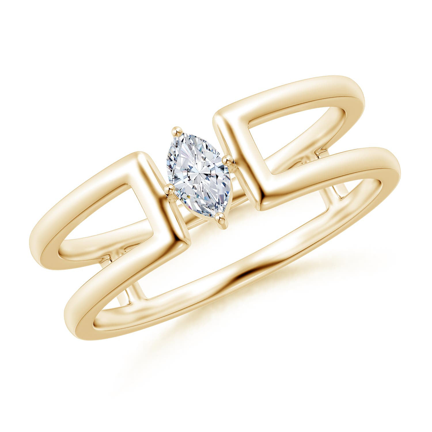 A Shimmer Grace Women Gold Band Ring