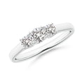 thumbnail image 1 of ANGARA Natural 0.23 Ct. Diamond Classic Engagement Ring in 14K White Gold for Women (Ring Size: 3.5), 1 of 11