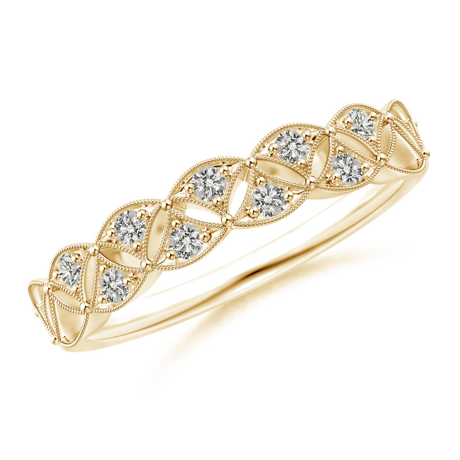 SPE Gold - Leaf Design Gold Ring For Women - Poonamallee