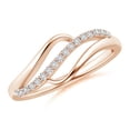 thumbnail image 1 of ANGARA Natural 0.34 Ct. Diamond Fashion Ring in 14K Rose Gold for Women (Ring Size: 11.5), 1 of 9