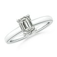 thumbnail image 1 of ANGARA Natural 1.17 Ct. Diamond Solitaire Engagement Ring in Sterling Silver for Women (Ring Size: 11.5), 1 of 10