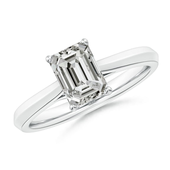 ANGARA Natural 1.5 Ct. Diamond Solitaire Engagement Ring in Sterling Silver for Women (Ring Size: 9.5)