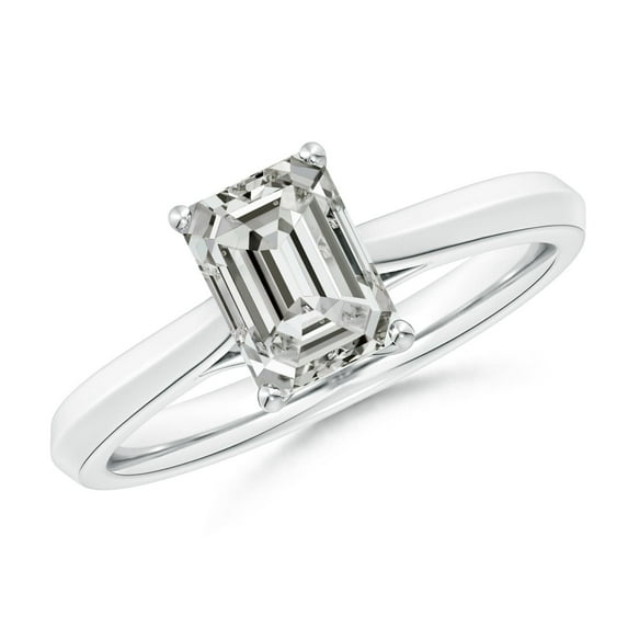 ANGARA Natural 1.5 ct Diamond Trellis Engagement Ring in 14K White Gold for Women (Size-7.5x5.5mm| Color-K| Clarity-I3) | April Birthstone, Anniversary, Jewelry Gift for Women | Natural Diamond Ring