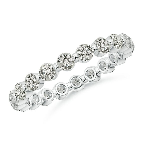 ANGARA Natural 1.16 ct Diamond Ring in Platinum for Women (Size-2.4mm | Color-K | Clarity-I3) | April Birthstone, Birthday, Anniversary, Jewelry Gift for Women | Natural Diamond Ring