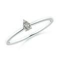 thumbnail image 1 of ANGARA Natural Solitaire Diamond Engagement Ring in 14K White Gold for Women (Size-4x2.5mm| Color-K| Clarity-I3) | April Birthstone, Anniversary, Jewelry Gift for Women | Natural Diamond Ring, 1 of 8