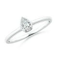 thumbnail image 1 of ANGARA Natural Solitaire Diamond Engagement Ring in 14K White Gold for Women (Size-5x3mm| Color-G| Clarity-VS2) | April Birthstone, Anniversary, Jewelry Gift for Women | Natural Diamond Ring, 1 of 8