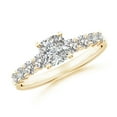 thumbnail image 1 of ANGARA Natural Solitaire Diamond Engagement Ring in 14K Yellow Gold for Women (Size-5.25mm| Color-I-J| Clarity-I1-I2) | April Birthstone, Anniversary, Jewelry Gift for Women | Natural Diamond Ring, 1 of 10