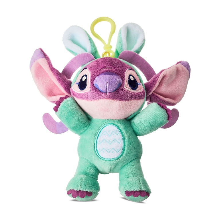 ハンドメイド＊ユメミルBunny ぬいぐるみ　エンジェル Disney Stitch Easter 5.5-inch Clip-On Angel as Bunny Plush Doll
