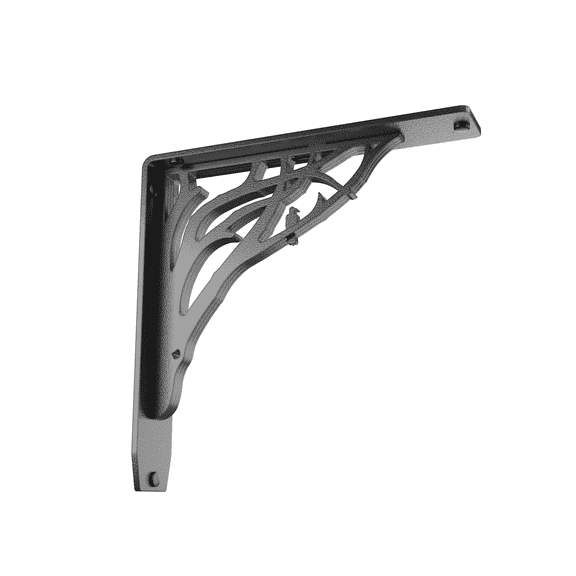 ANGEL OAK HEAVY DUTY STEEL FIREPLACE MANTEL BRACKETS, FLOATING SHELF, COUNTERTOP SUPPORT - HAND WELDED - 10" x 10" x 2"