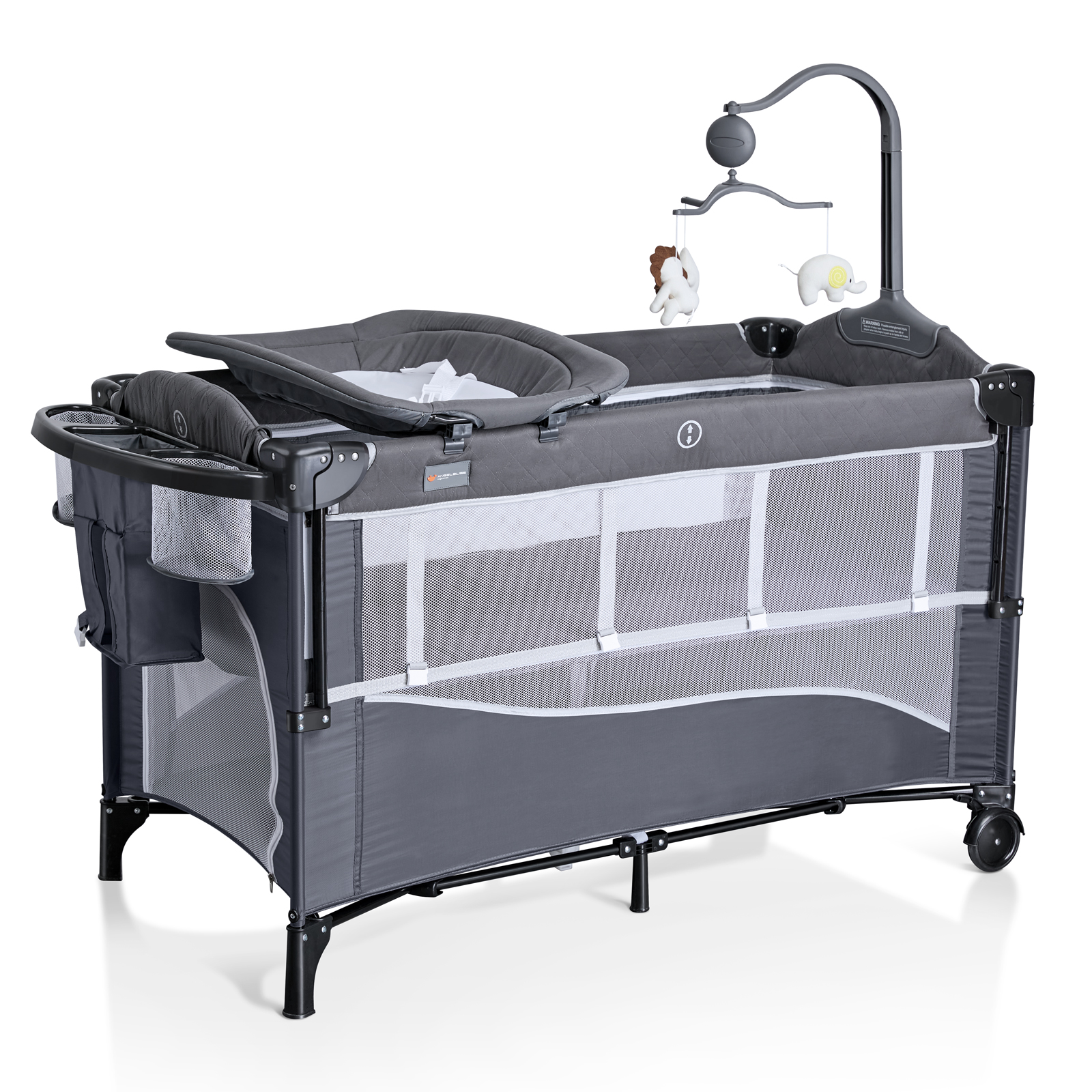 Slumber Baby Nursery Essentials Bundle Jasmine 4in1 Convertible Mini