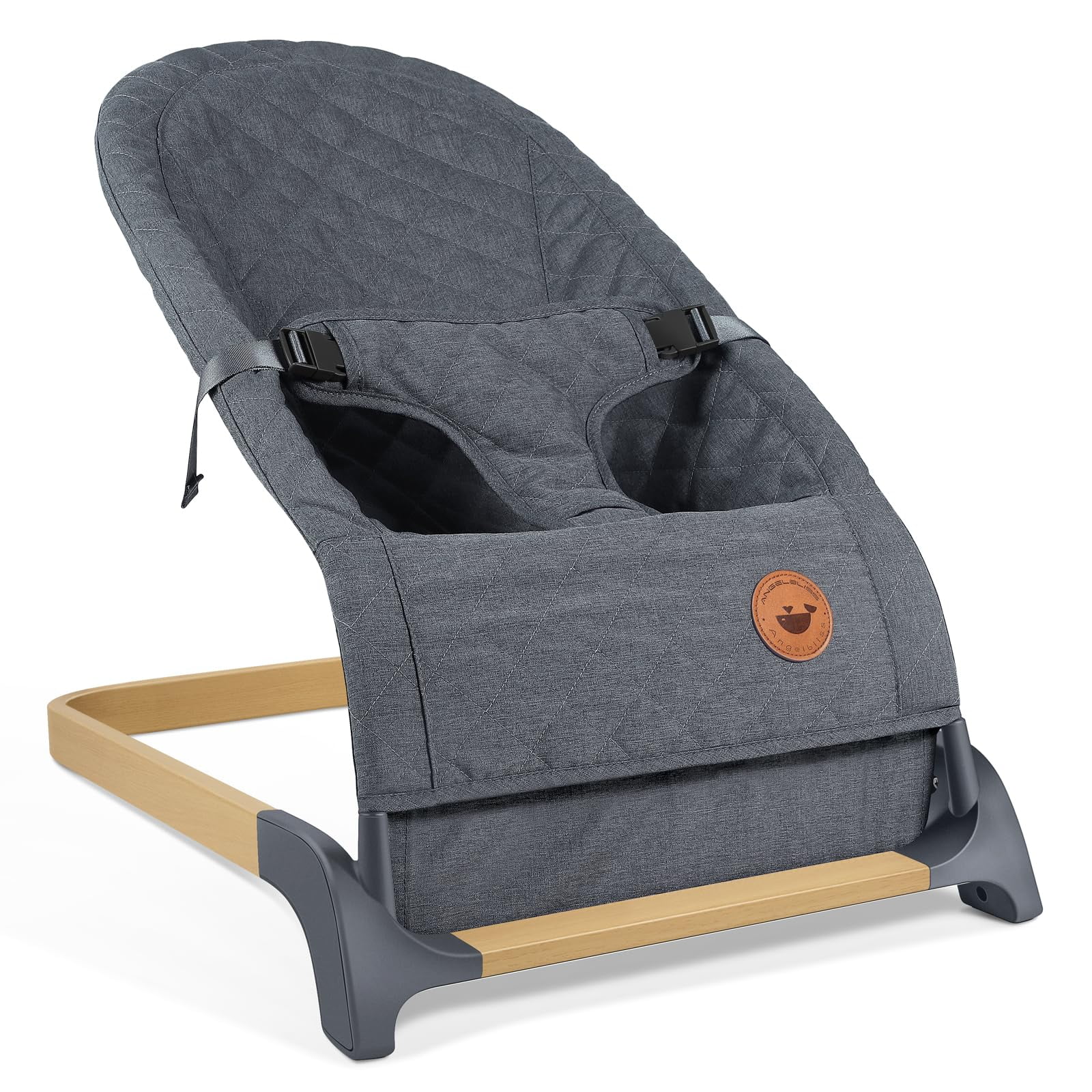 Wooden baby bouncer seat hot sale