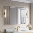 thumbnail image 1 of ANGELES HOME 40" x 32" Aluminum Copper-Free Mirror Medicine Cabinet with Reversible Door, Recessed or Surface Mount, 6 Adjustable Glass Shelves, 1 of 14