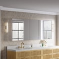 thumbnail image 1 of ANGELES HOME 84" x 32" Copper-Free Mirror Medicine Cabinet with Recessed or Surface Mount, Soft-Close Hinges, 15 Adjustable Glass Shelves, 1 of 14