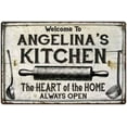 thumbnail image 1 of ANGELINA'S Kitchen Farmhouse Sign Gift Gift 12x18 Metal 112180033417, 1 of 1