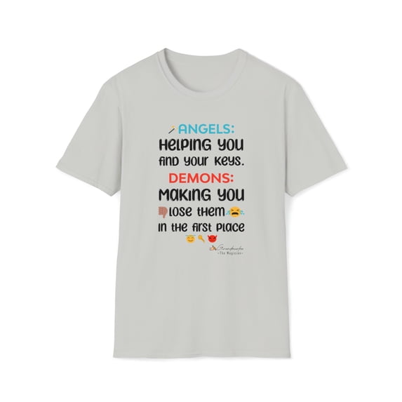 ANGELS and DEMONS Tee....The Spiritual Journey Line by Grandmarkee ~The Magician~
