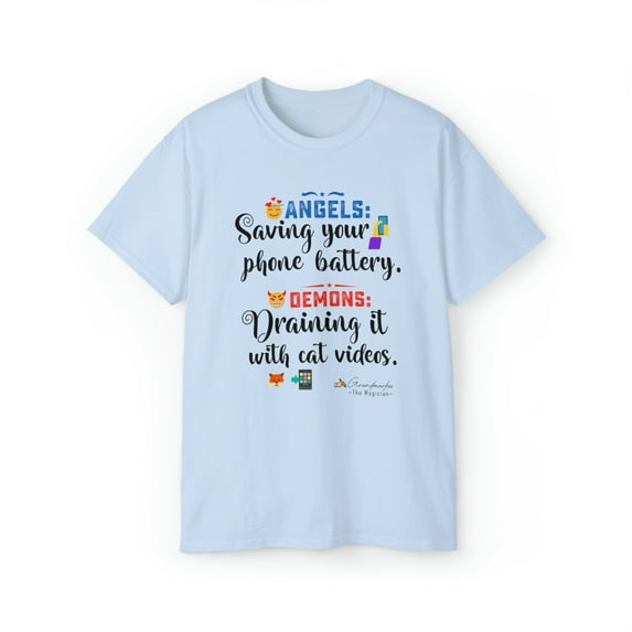 ANGELS and DEMONS Tee....The Spiritual Journey Line by Grandmarkee ~The Magician~