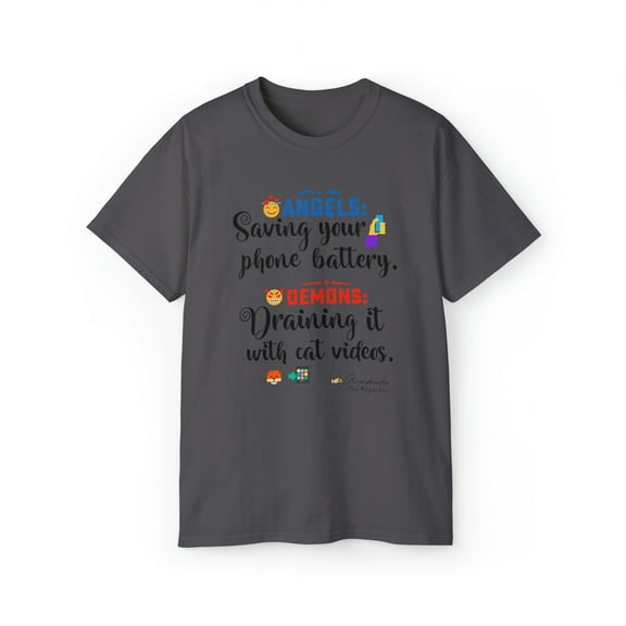 ANGELS and DEMONS Tee....The Spiritual Journey Line by Grandmarkee ~The Magician~