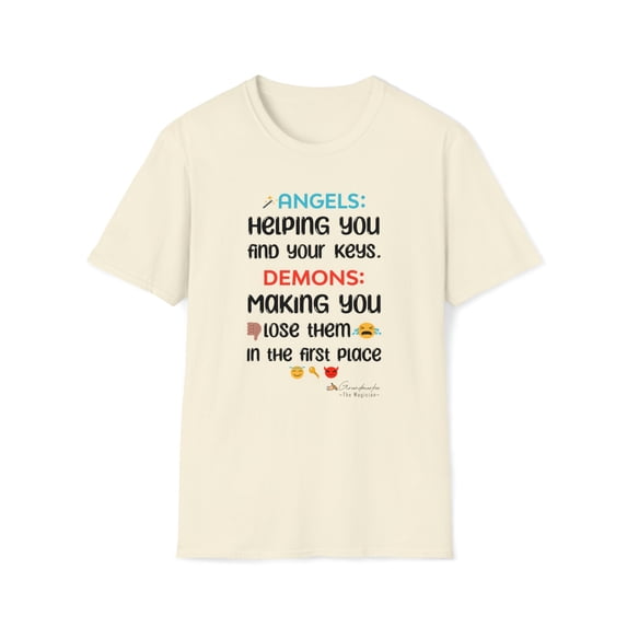 ANGELS and DEMONS Tee....The Spiritual Journey Line by Grandmarkee ~The Magician~