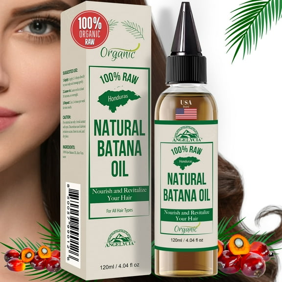 100% Organic Liquid Batana Oil from Honduras Nourish, Moisturize & Revitalize Hair, 4 fl oz