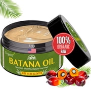 100% Organic Raw Batana Oil from Honduras   Nourish, Moisturize & Revitalize Hair, 4 fl oz