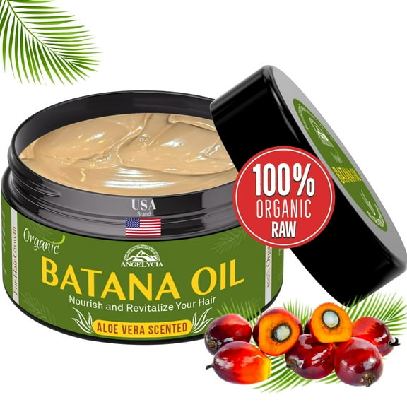 100% Organic Raw Batana Oil from Honduras Nourish, Moisturize & Revitalize Hair, 4 fl oz