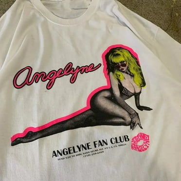 ANGELYNE fun club T-shirt Tee Short Sleeve ALL Size