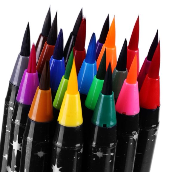 ANGGREK 20 Colors Thin Waterproof Permanent Oil Paint Marker Pen Oil Based