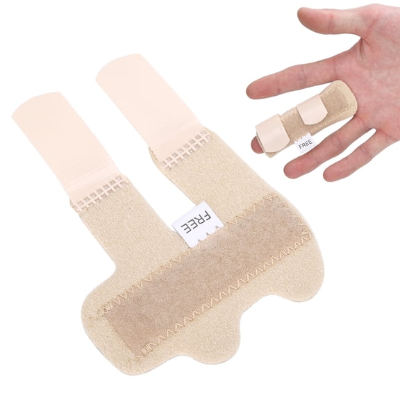 ANGGREK Finger Support Brace, Finger Splints Finger Straightener Stabilizer for Broken, Strained, Sprained, Swollen Fingers, Arthritis or Tendonitis, Pain Relief